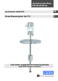 Thumbnail of document Manual - FLM Magnetostrictive Level Sensor
